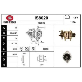 Lichtmaschine IS8020