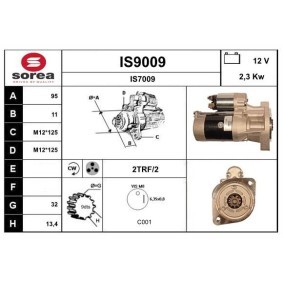 Köp Startmotor av SNRA IS9009 till det låga priset 4926,19 kr