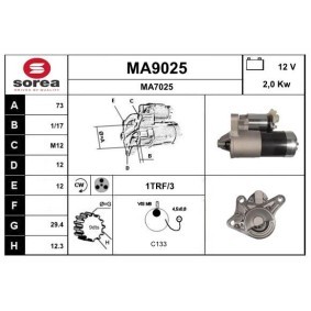 Köp Startmotor av SNRA MA9025 till det låga priset 2822,20 kr