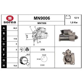 Köp Startmotor av SNRA MN9006 till det låga priset 2393,37 kr