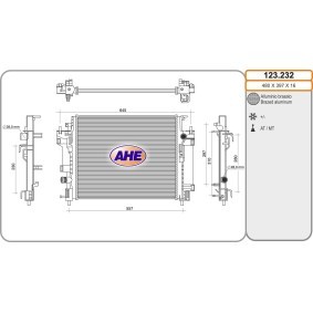 Acquista Radiatore motore da AHE 123.232 a buon mercato per soli 183,38 €