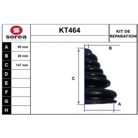 Köp Bälgsats, drivaxel av SERA KT464 till det låga priset 217,87 kr