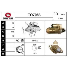 Anlasser von SERA günstig für 239,02 €
