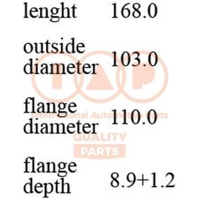 Zylinderlaufbuchsensatz 103-10045S JEEP von IAP QUALITY PARTS