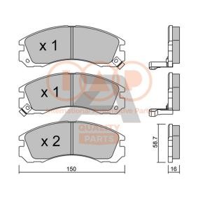 Köp Bromsbelägg av IAP QUALITY PARTS 704-12021P till det låga priset 1773,80 kr