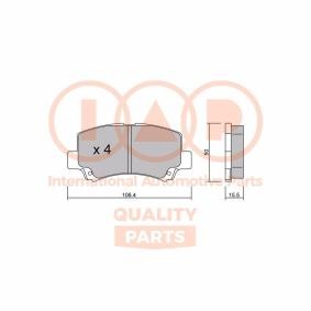 Acquista Kit pastiglie freni da IAP QUALITY PARTS 704-25010P a buon mercato per soli 83,91 €