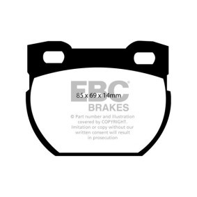 Köp Bromsbelägg av EBC Brakes DP1033 till det låga priset 1610055,94 kr