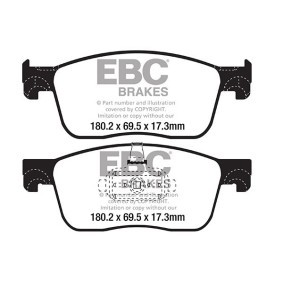 Köp Bromsbelägg av EBC Brakes DP22308 till det låga priset 1610055,94 kr