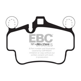 Köp Bromsbelägg av EBC Brakes DP82029RP1 till det låga priset 1610055,94 kr
