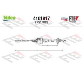 Acquista Cavo frizione da VALEO 4101817 a buon mercato per soli 55,36 €