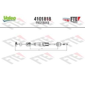 Acquista Cavo frizione da VALEO 4101818 a buon mercato per soli 64,12 €