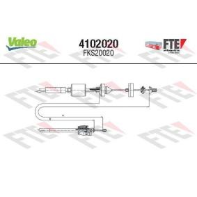 Acquista Cavo frizione da VALEO 4102020 a buon mercato per soli 176,70 €