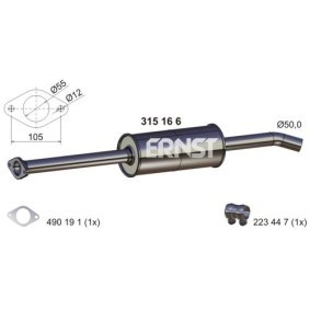 Vorschalldämpfer 315166