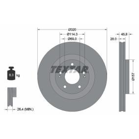 Bremsscheibe von TEXTAR