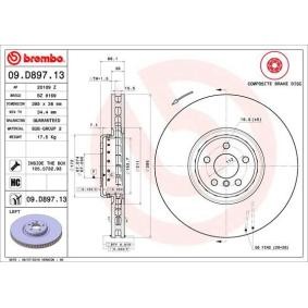 Acquista Disco freno da BREMBO 09.D897.13 a buon mercato per soli 381,49 €