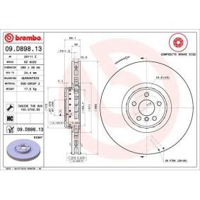 Acquista Disco freno da BREMBO 09.D898.13 a buon mercato per soli 280,98 €