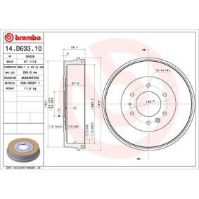 Köp Bromstrumma av BREMBO 14.D633.10 till det låga priset 906,09 kr