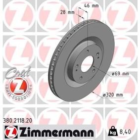 Bremsscheibe von ZIMMERMANN