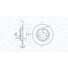 Bremsscheibe 360406060401 von MAGNETI MARELLI günstig für 68,49 € online kaufen