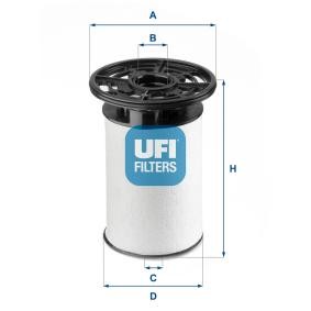 Achetez des Filtre à carburant UFI 26.076.01 à prix pour 31,39 €