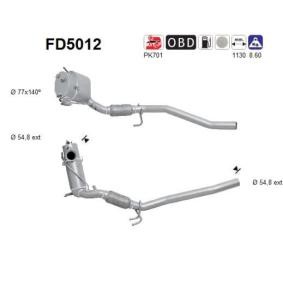 Køb Partikelfilter af AS FD5012 til den lave pris 4078,68 DKK