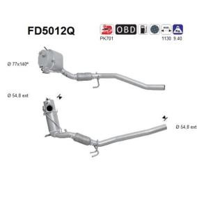 Køb Partikelfilter af AS FD5012Q til den lave pris 4995,79 DKK