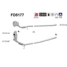Köp Partikelfilter (DPF) av AS FD5177 till det låga priset 6686,20 kr