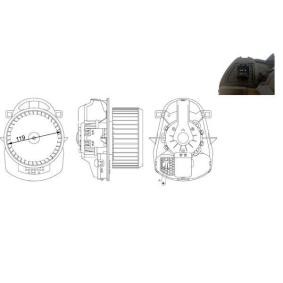 Achetez des Pulseur d'air habitacle MAHLE ORIGINAL AB 258 000S à prix pour 166,96 €