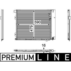 Klimakondensator von MAHLE ORIGINAL AC 126 000P