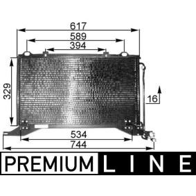 Köp Kondensor, klimatanläggning av MAHLE ORIGINAL AC 208 000P till det låga priset 1962,71 kr