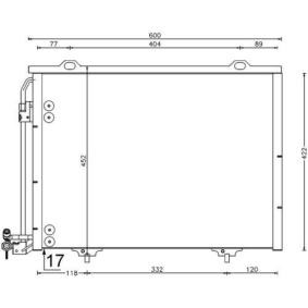Achetez des Condenseur, climatisation MAHLE ORIGINAL AC 211 001S à prix pour 132,01 €
