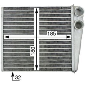 Köp Kondensor, klimatanläggning av MAHLE ORIGINAL AC 254 000S till det låga priset 2014,40 kr