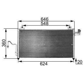 Klimakondensator von MAHLE ORIGINAL AC 302 000S