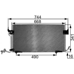 Köp Kondensor, klimatanläggning av MAHLE ORIGINAL AC 342 000S till det låga priset 620,77 kr