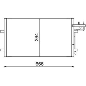Köp Kondensor, klimatanläggning av MAHLE ORIGINAL AC 374 000S till det låga priset 1240,24 kr