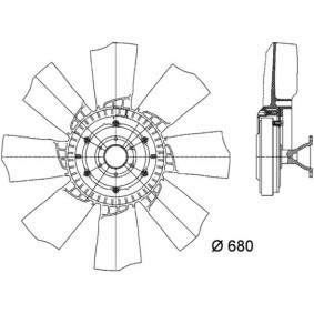 Achetez des Condenseur, climatisation MAHLE ORIGINAL AC 492 000S à prix pour 67,00 €