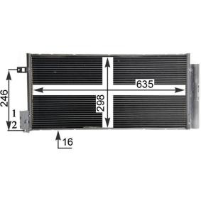 Achetez des Condenseur, climatisation MAHLE ORIGINAL AC 505 001S à prix pour 89,49 €