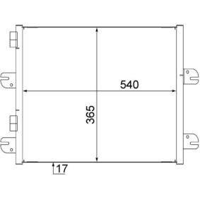 Köp Kondensor, klimatanläggning av MAHLE ORIGINAL AC 560 000S till det låga priset 1388,85 kr