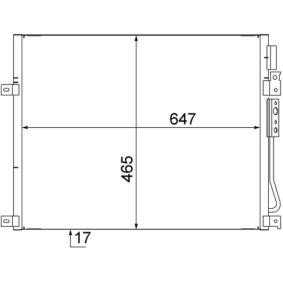 Klimakondensator von MAHLE ORIGINAL AC 564 000S