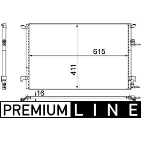 Klimakondensator von MAHLE ORIGINAL AC 589 000P