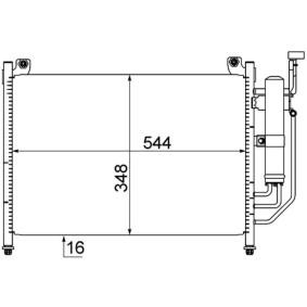 Klimakondensator von MAHLE ORIGINAL AC 608 000S