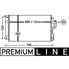 Köp Kondensor, klimatanläggning av MAHLE ORIGINAL AC 770 000P till det låga priset 1768,70 kr