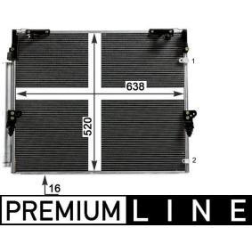Köp Kondensor, klimatanläggning av MAHLE ORIGINAL AC 840 000P till det låga priset 3369,80 kr