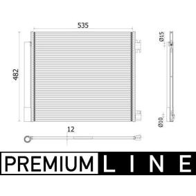 Köp Kondensor, klimatanläggning av MAHLE ORIGINAL AC 944 000P till det låga priset 2799,11 kr