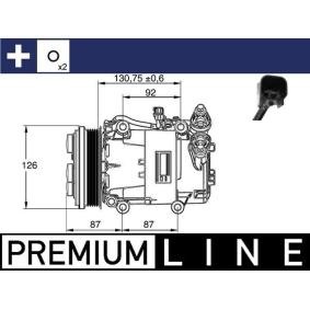 Klimakompressor von MAHLE ORIGINAL ACP 54 000P