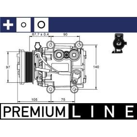 Köp AC-kompressor av MAHLE ORIGINAL ACP 848 000P till det låga priset 4989,46 kr
