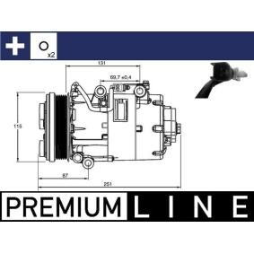 Acquista Compressore aria condizionata da MAHLE ORIGINAL ACP 868 000P a buon mercato per soli 307,43 €