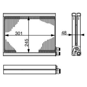 Verdampfer, Klimaanlage AE 71 000S