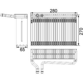 Verdampfer, Klimaanlage AE 82 000S