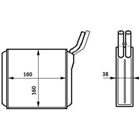 Osta Lämmityslaitteen kenno MAHLE ORIGINAL:llä AH 153 000S edullisesti hintaan 186,48 €